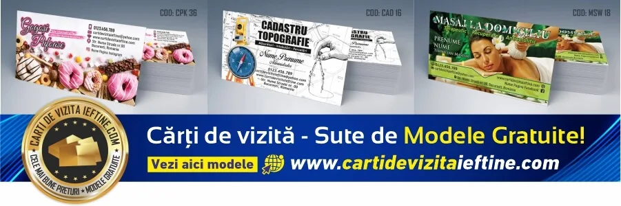 carti de vizita Galati – modele de carti de vizita personalizate
