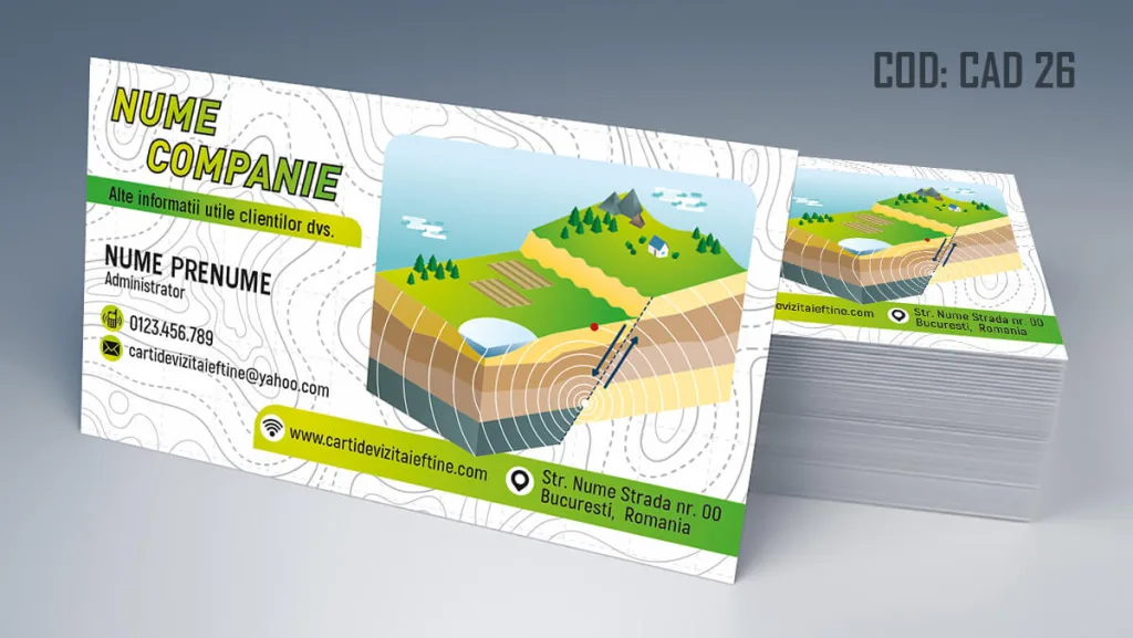 Carti de vizita geodezie - model seismolog inginer geodez cutremure seisme