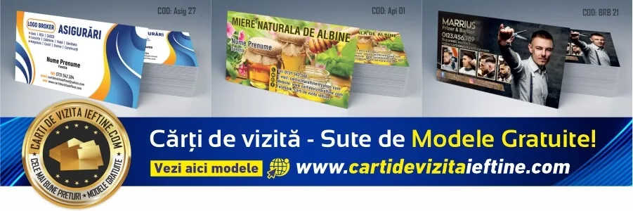 carti de vizita Brasov– modele de carti de vizita personalizate