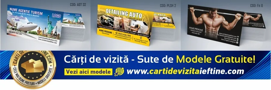carti de vizita Oradea – modele de carti de vizita personalizate