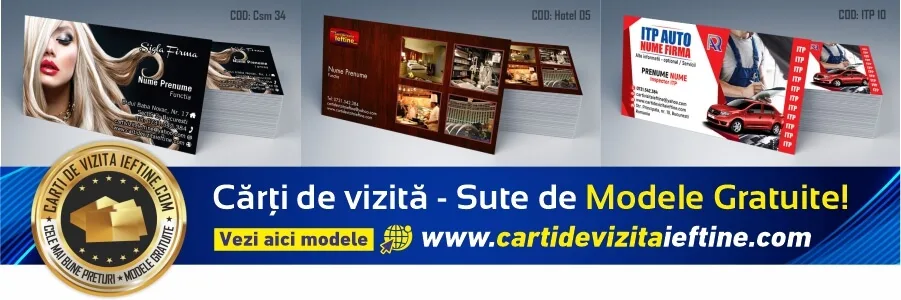carti de vizita Timisoara – modele de carti de vizita personalizate