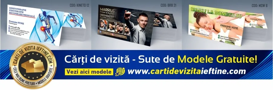 carti de vizita Alba Iulia – modele de carti de vizita personalizate