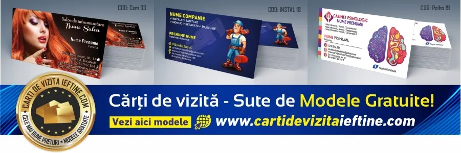 carti de vizita Arad – modele de carti de vizita personalizate