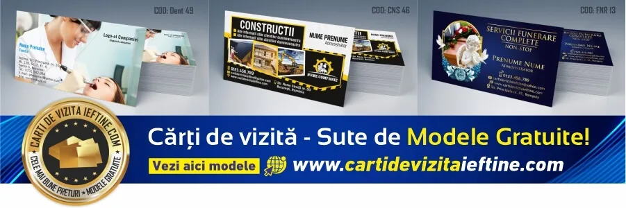 carti de vizita Ploiesti – modele de carti de vizita personalizate