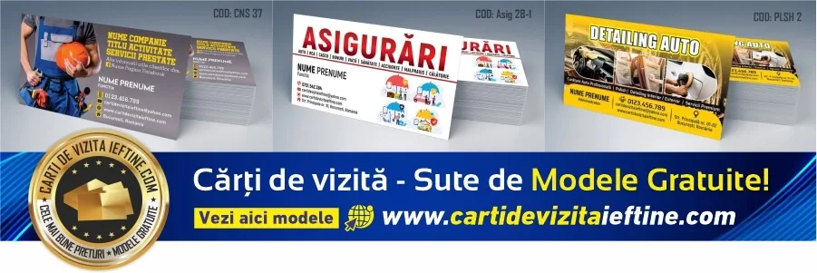 carti de vizita Satu Mare  – modele de carti de vizita personalizate