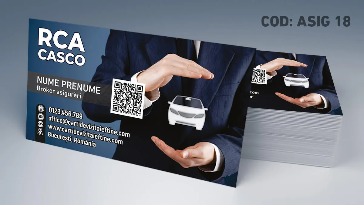 carti de vizita broker asigurari ieftine