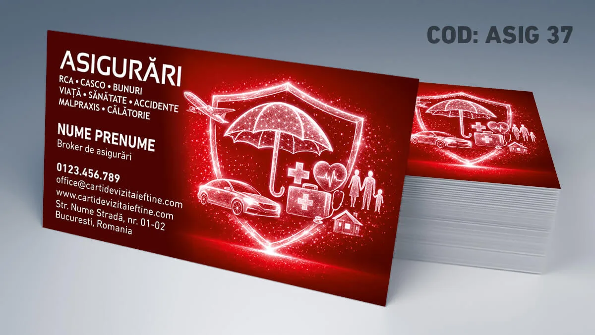 carti de vizita asigurari corporate