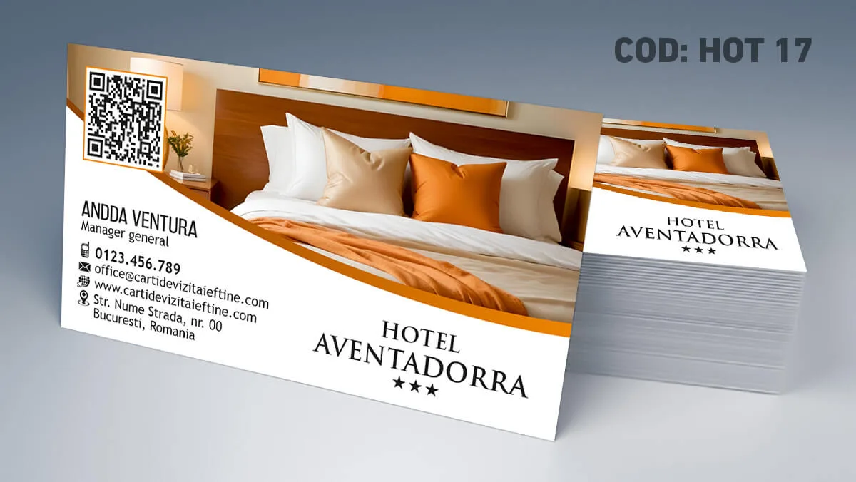 carti de vizita hotel restaurant model profesional HoReCa