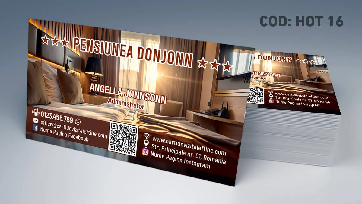 carti de vizita spa hotel model premium pentru wellness