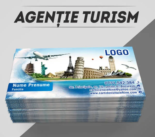 modele carti de vizita agentie turism broker turism voiaj