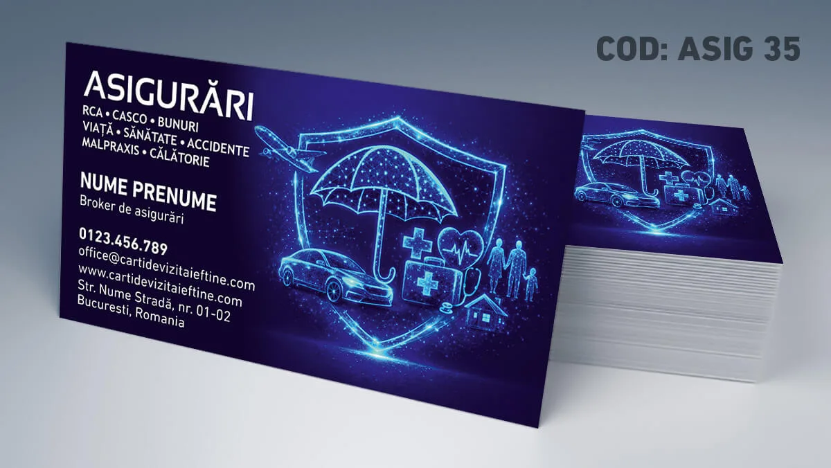 modele carti de vizita asigurari casco