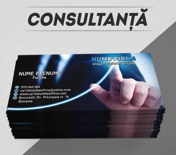modele carti de vizita consultanta, consultant financiar, fiscal, afaceri