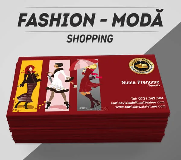 modele carti de vizita fashion, moda, haine online, shopping imbracaminte, etichete haine, magazin haine second hand