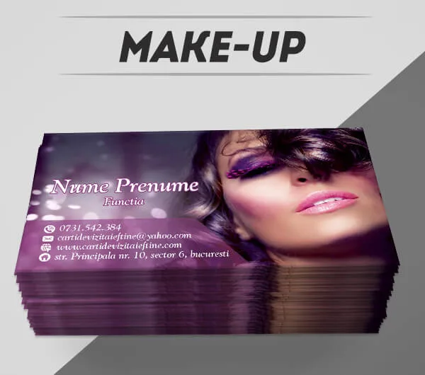 modele carti de vizita make up, make up artist, machiaj, machioza, makeup, 