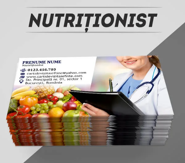modele carti de vizita nutritionist, medic dietetician, diabet, tratamente nutritie, regim, sanatate