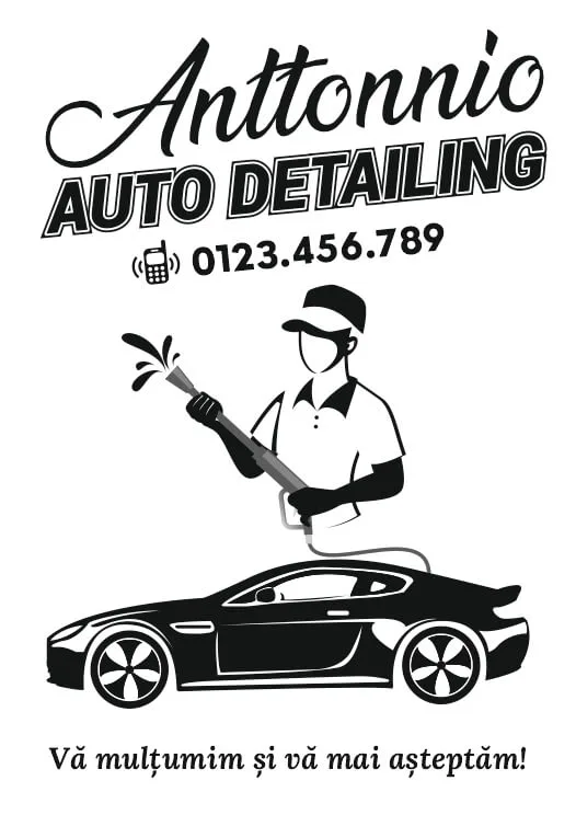Model 5 gratuit covoraș auto din hârtie